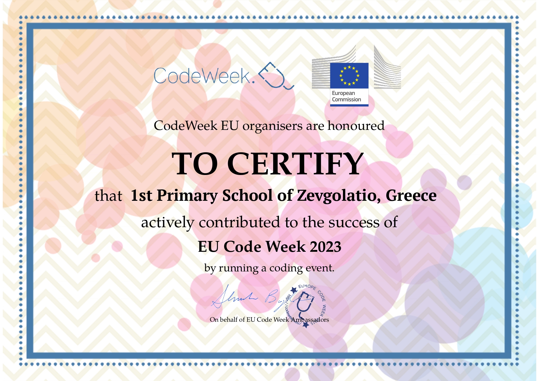 2023.11.03 EUCodeWeekCertification Zevgolatio page 0001